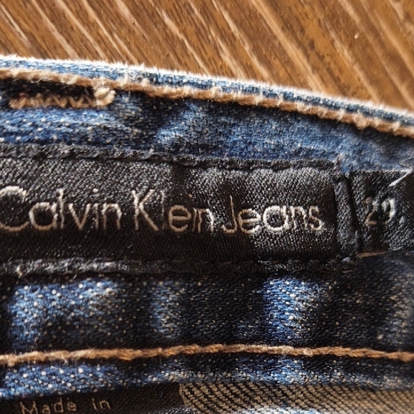 Calvin Klein Jeans Men's Skinny Fit Dark Blue - Picture 2 of 3